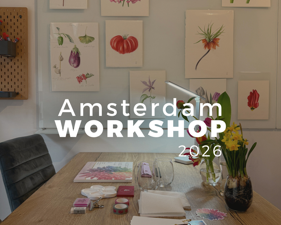 Botanical Watercolor Workshop in Amsterdam - 2026