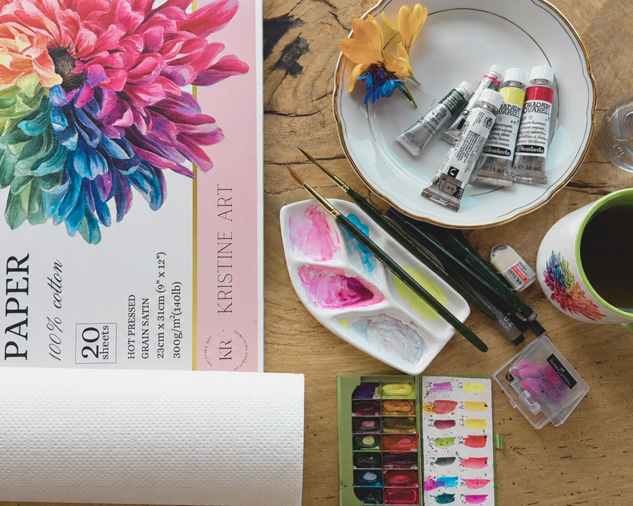 Minimum Watercolor Supplies for Beginners: What You Actually Need to Start Painting
