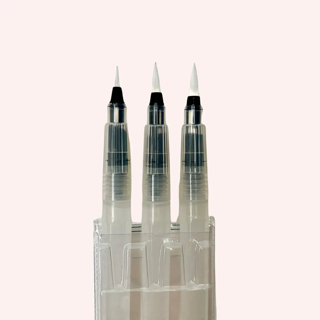 Water Brush Pen Set of 3