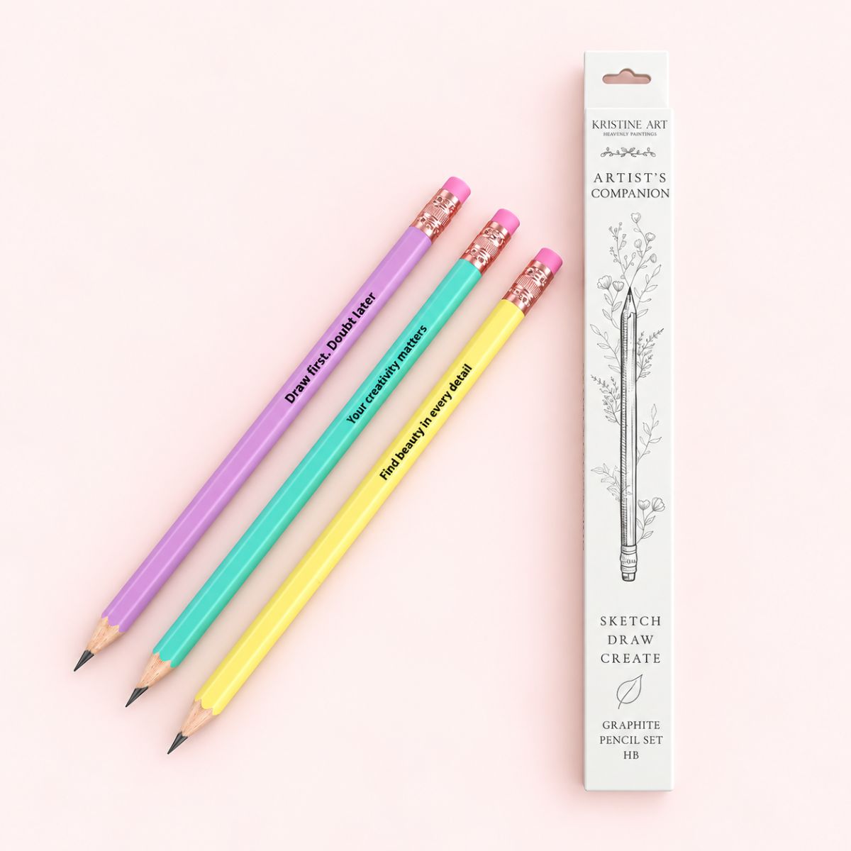Artist's Companion - Set of 3 Graphite Pencils