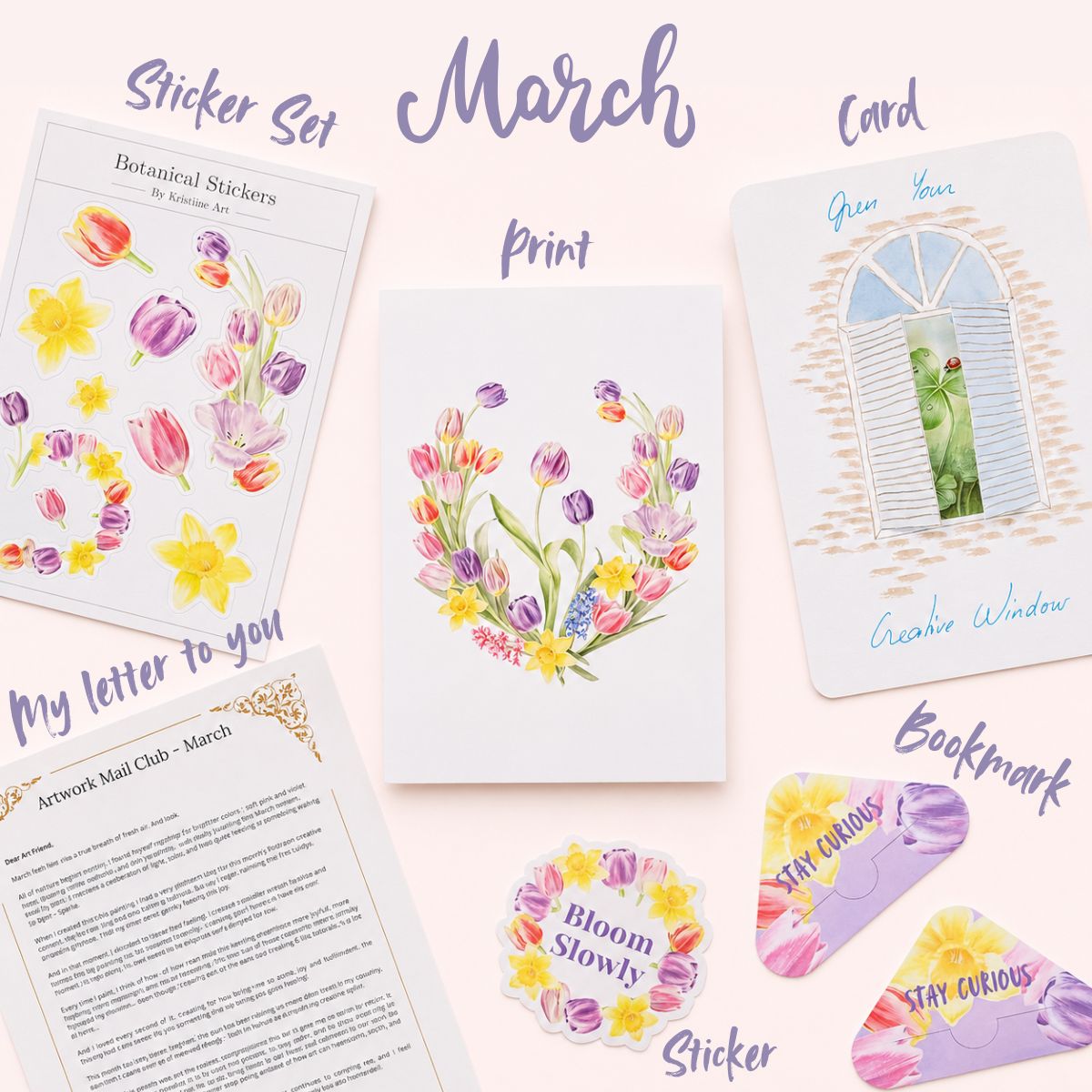 Patreon Art Mail Collection 2026
