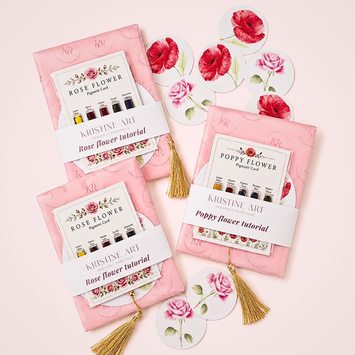 Back to School Watercolor Tutorial Set