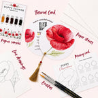 Back to School Watercolor Tutorial Set