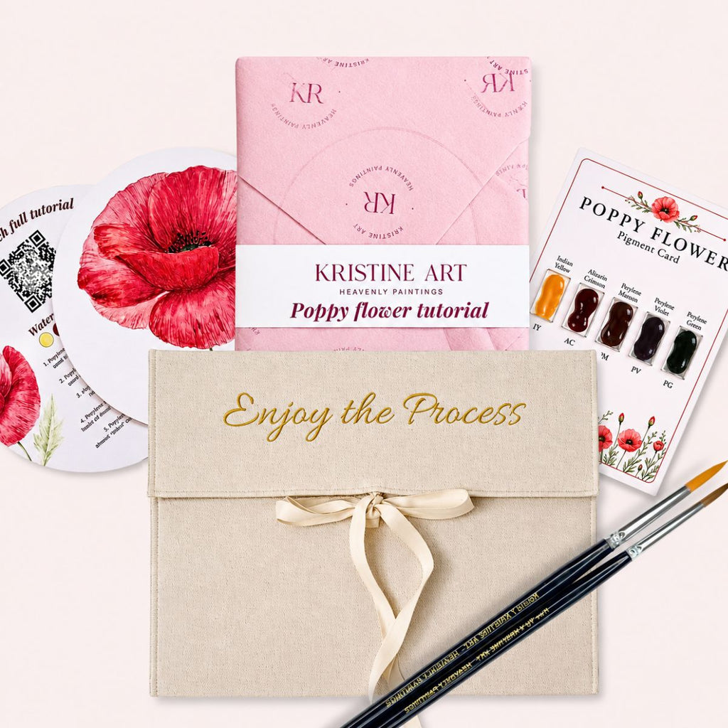 Back to School Watercolor Tutorial Set