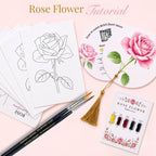 Back to School Watercolor Tutorial Set