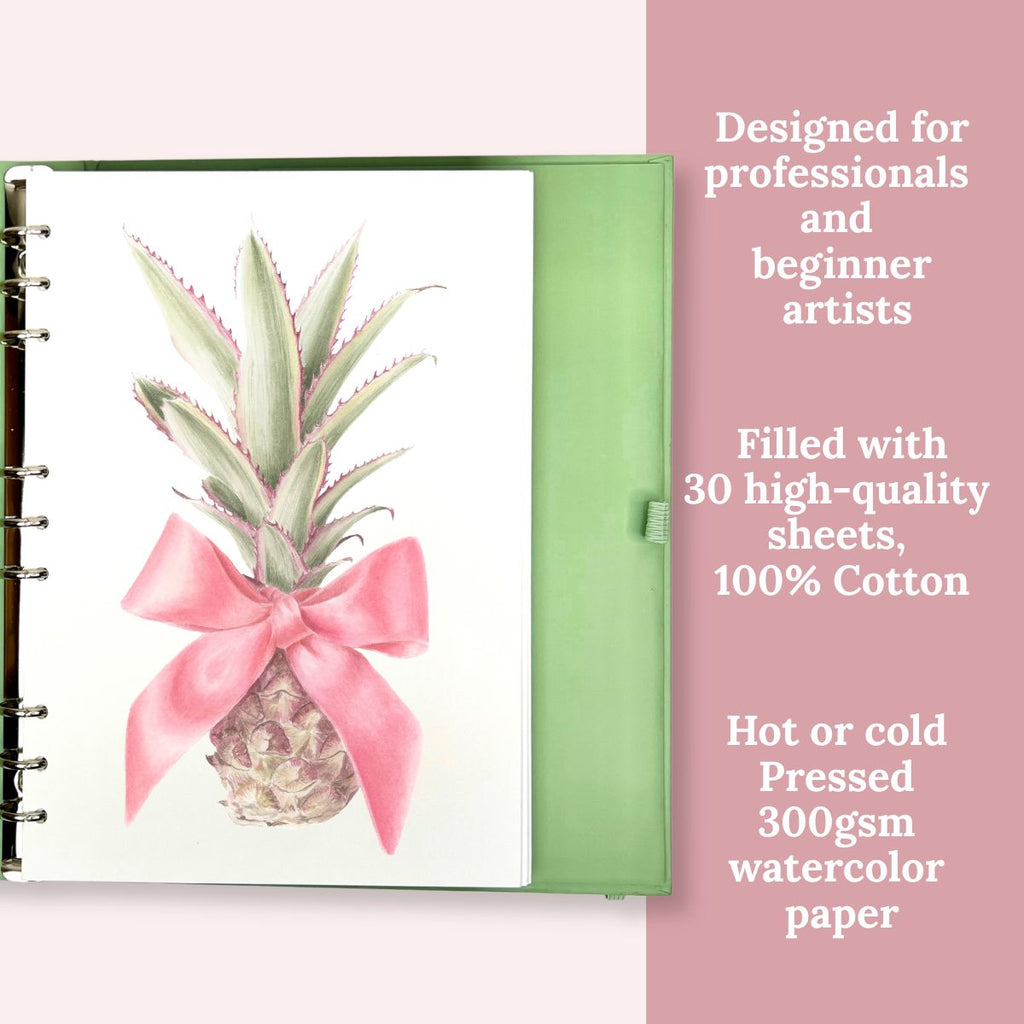 Watercolor Sketchbook Green