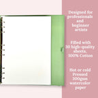 Watercolor Sketchbook Green