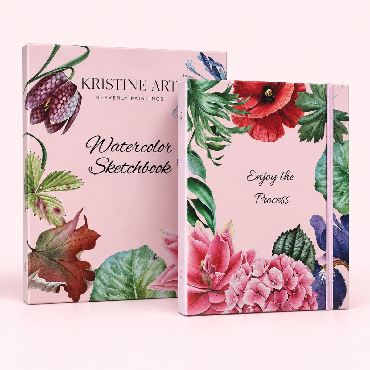Watercolor Sketchbook Pink