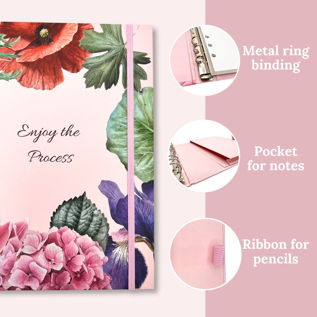 Watercolor Sketchbook Pink