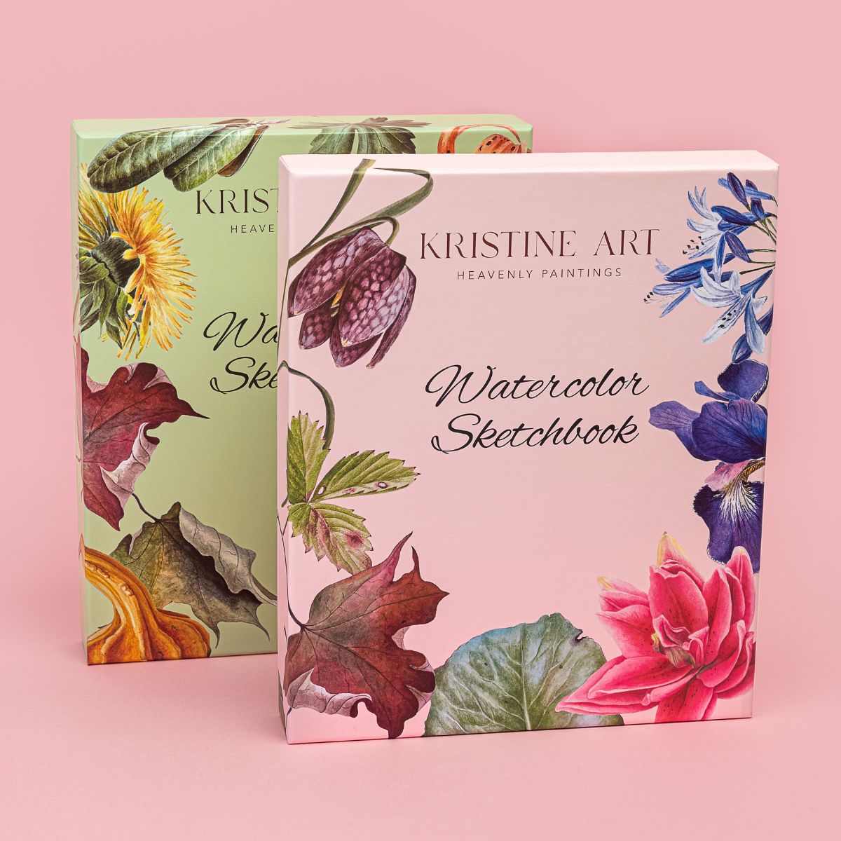 Watercolor Sketchbook Pink