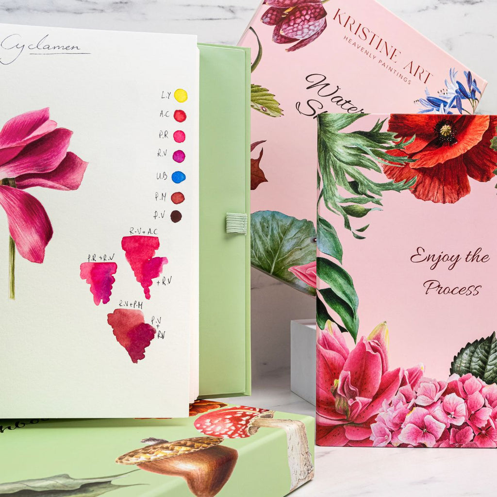 Watercolor Sketchbook Pink