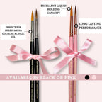 Watercolor Brushes Pink or Black