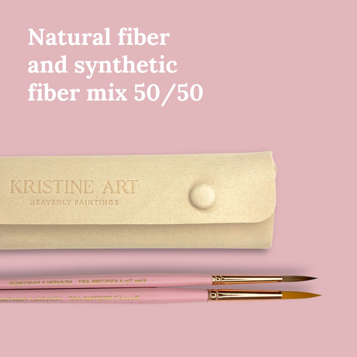 Watercolor Brushes Pink or Black