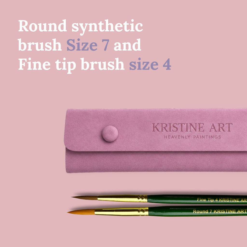 Watercolor Brushes Red or Green