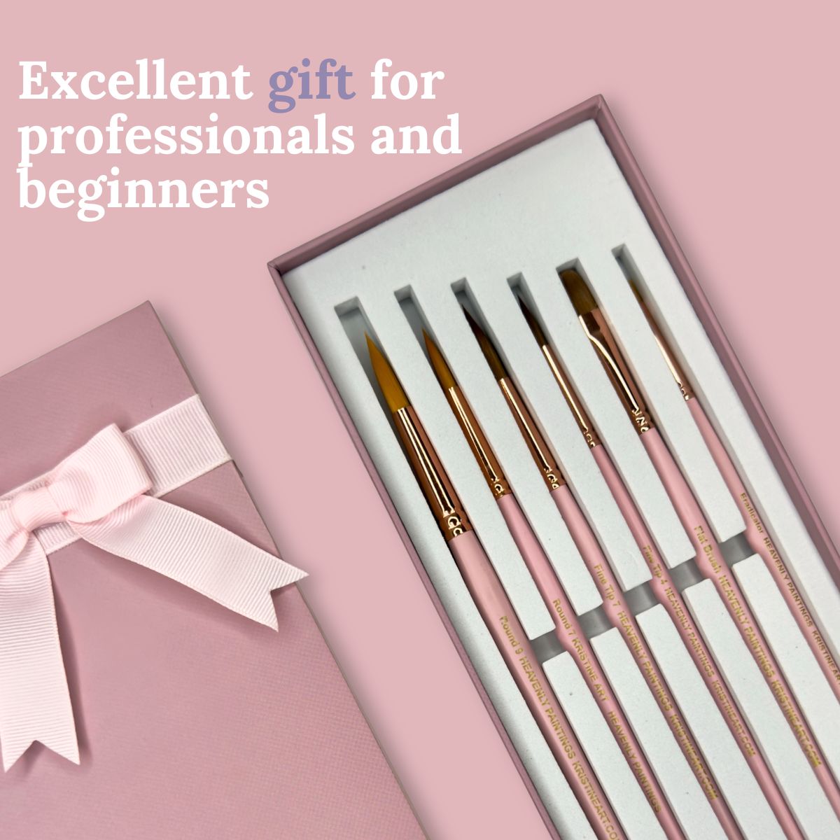 Watercolor Brushes Set Of 6