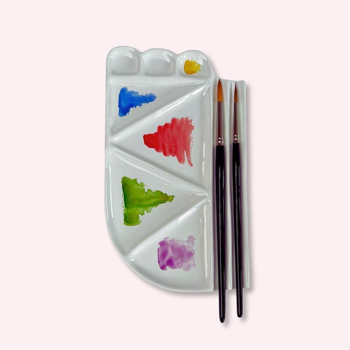 Classical Ceramic Watercolor Palette