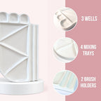 Classical Ceramic Watercolor Palette