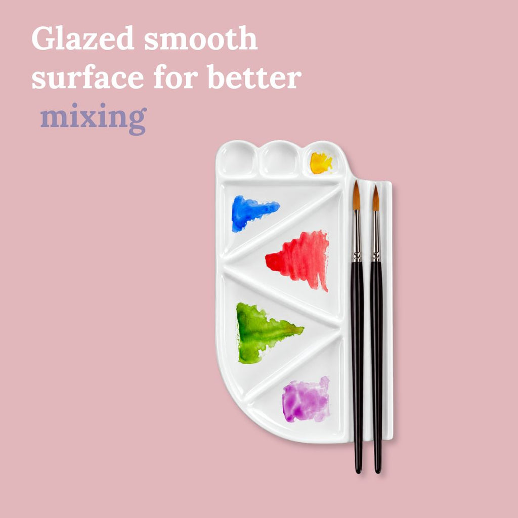 Classical Ceramic Watercolor Palette