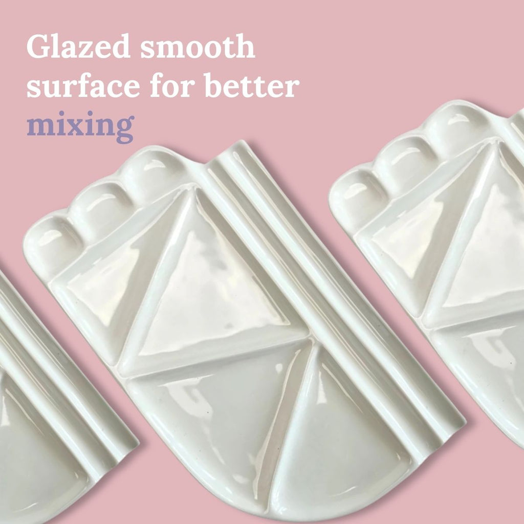 Classical Ceramic Watercolor Palette