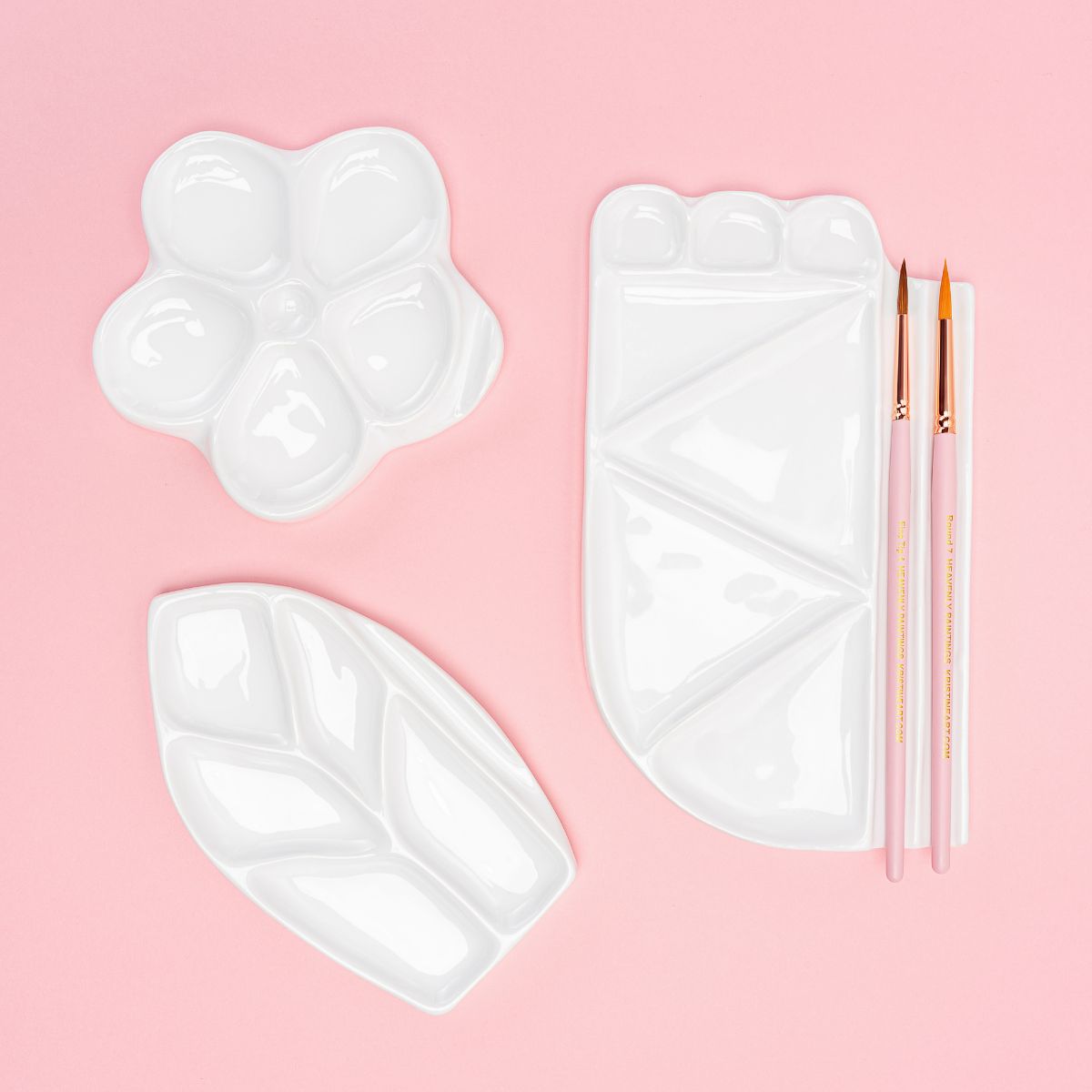 Classical Ceramic Watercolor Palette