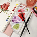 Classical Ceramic Watercolor Palette