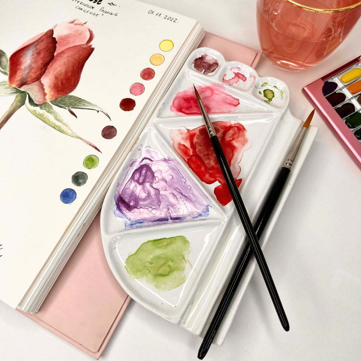 Classical Ceramic Palette with minor flaws