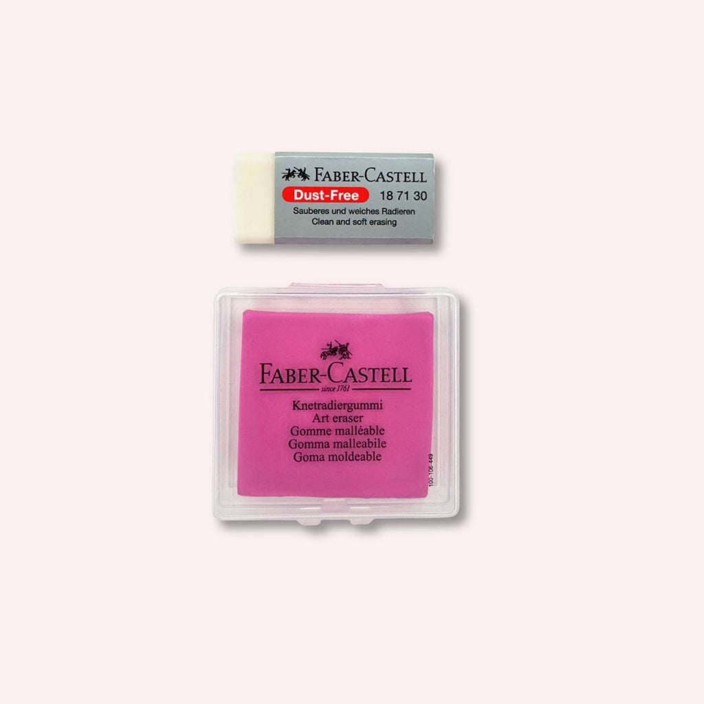 Elastic + Dust-Free Erasers Set