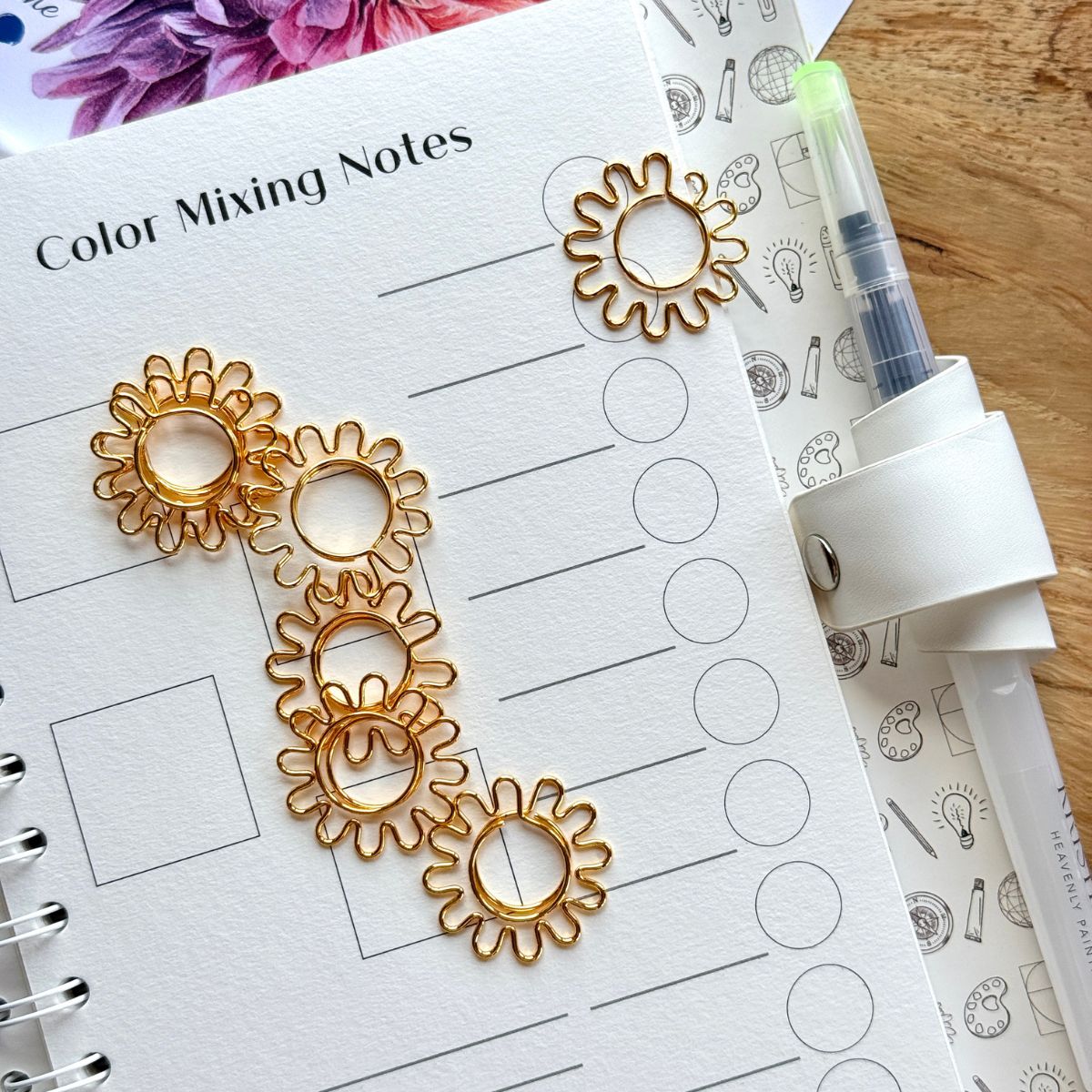 Flower Color Wheel Set