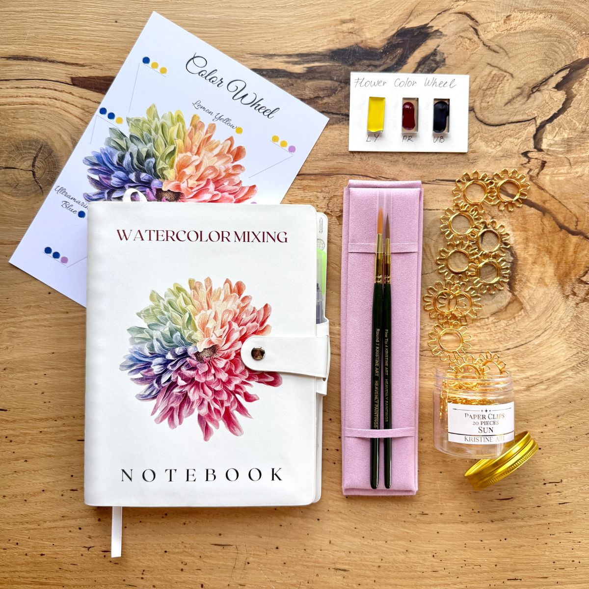 Flower Color Wheel Set