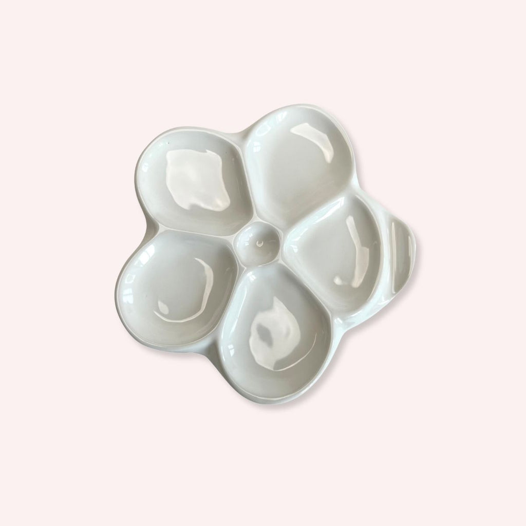 Flower Ceramic Watercolor Palette