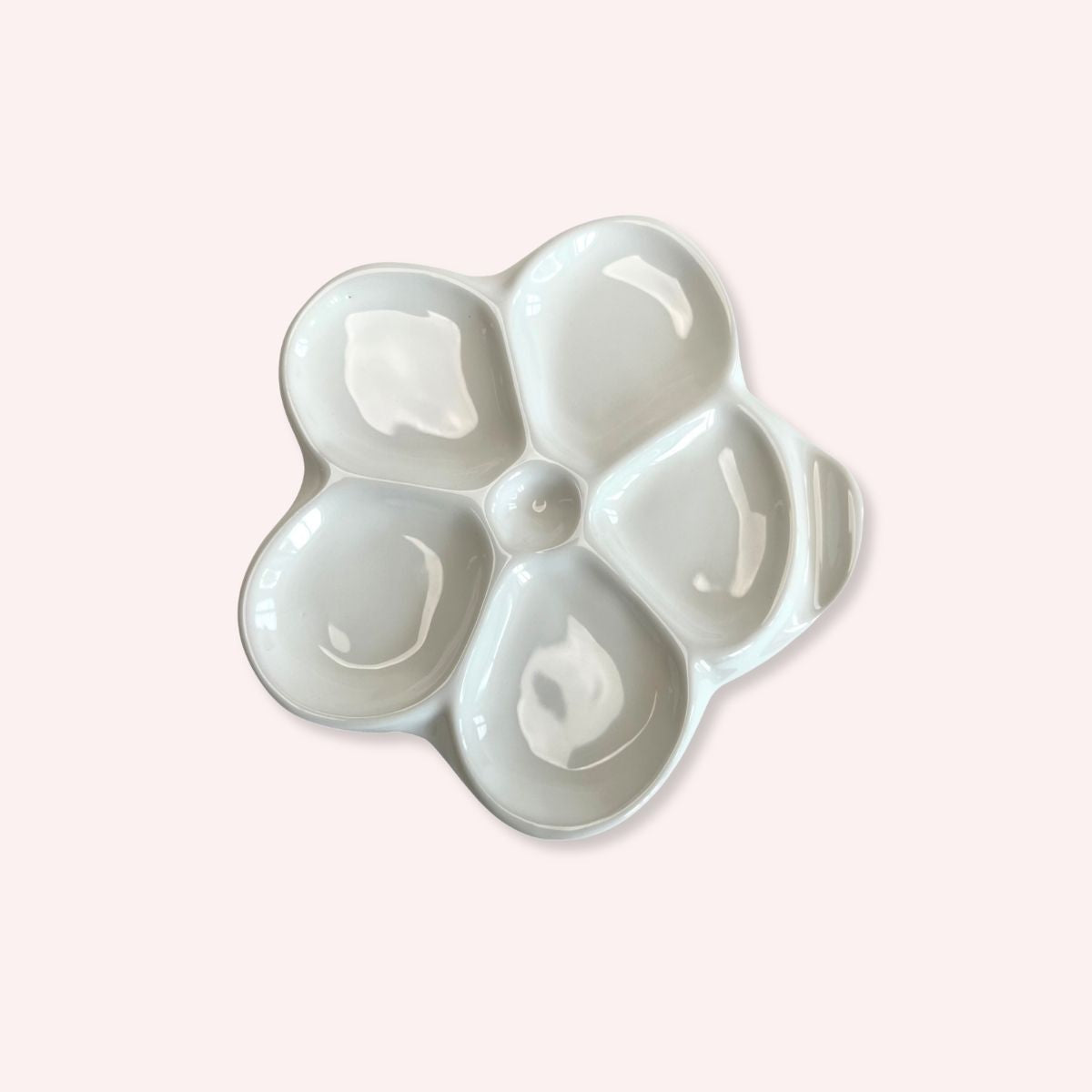Flower Ceramic Watercolor Palette