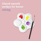 Flower Ceramic Watercolor Palette