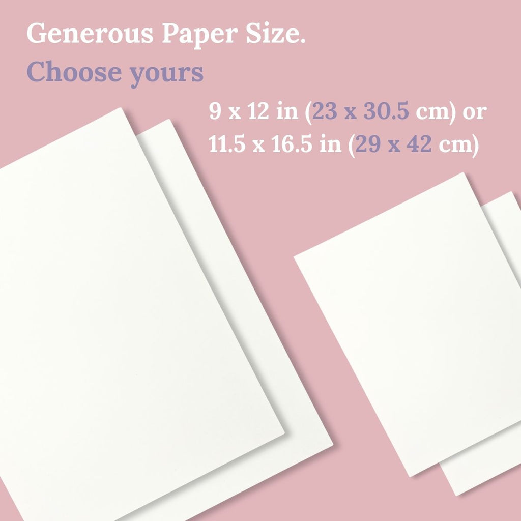 Hot Press Watercolor Paper 300 lb / 640 gsm