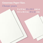 Hot Press Watercolor Paper 300 lb / 640 gsm