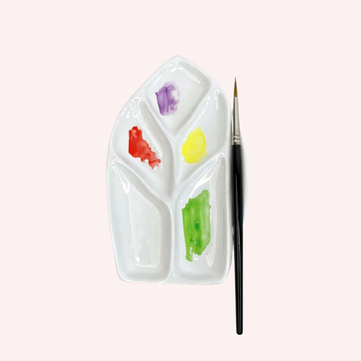 Leaf Ceramic Watercolor Palette