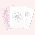 Watercolor Wisdom Book Line Drawings