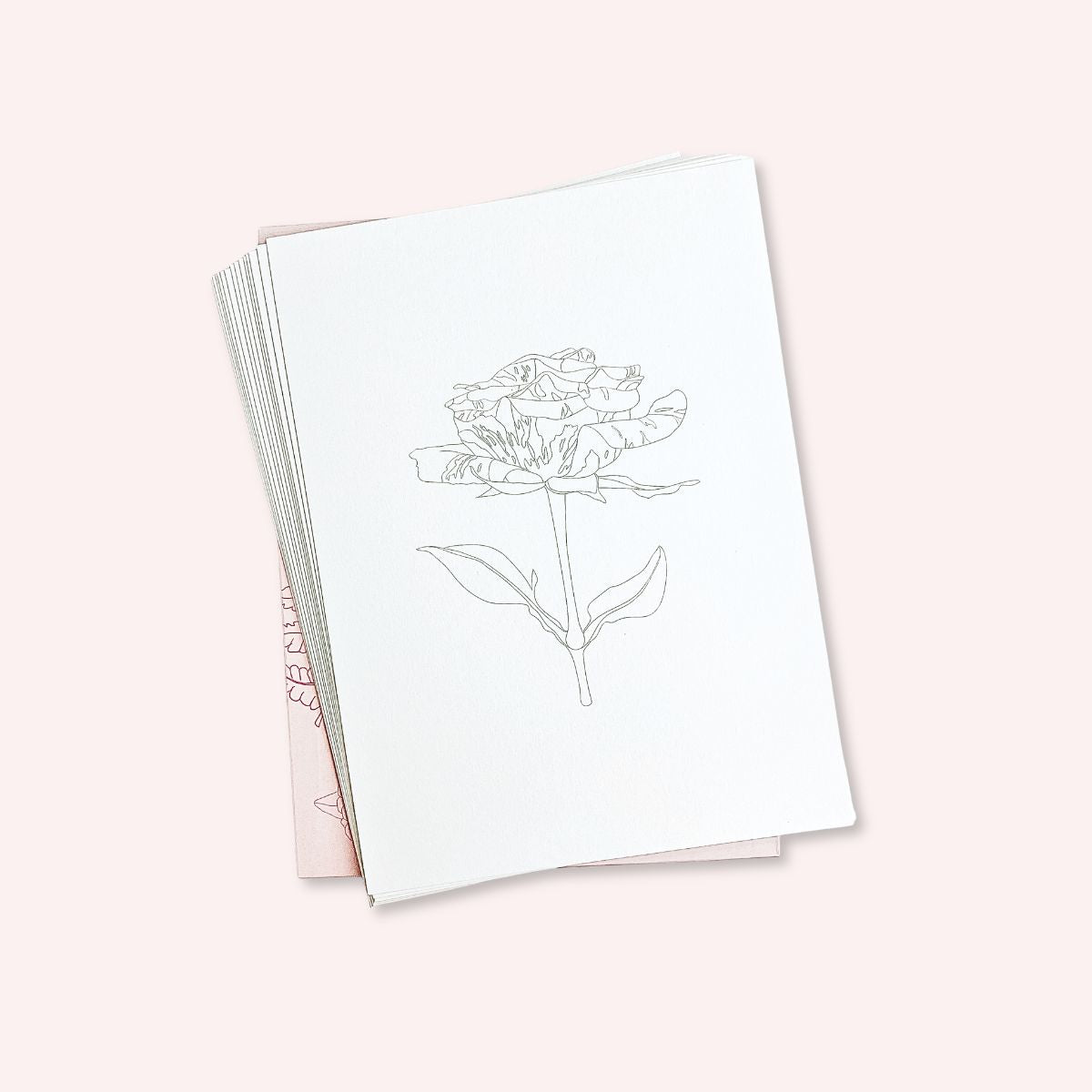 Watercolor Wisdom Book Line Drawings