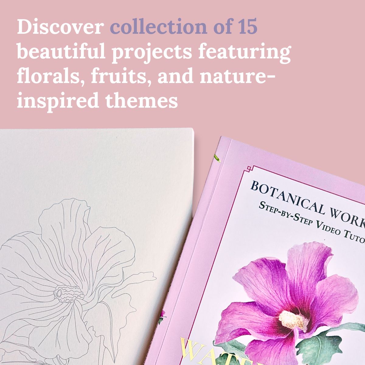 Watercolor Wisdom Book Line Drawings