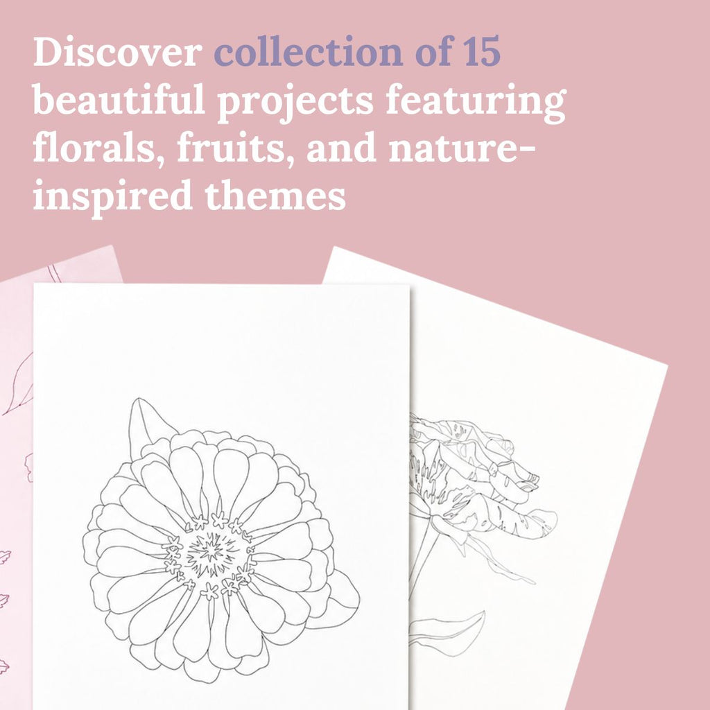Watercolor Wisdom Book Line Drawings