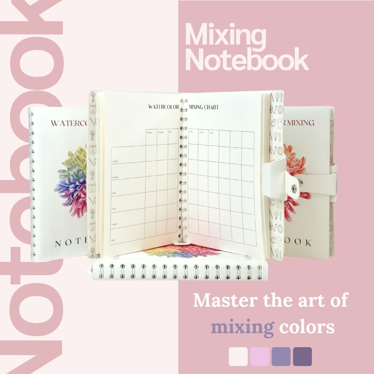 Watercolor Mixing Notebook