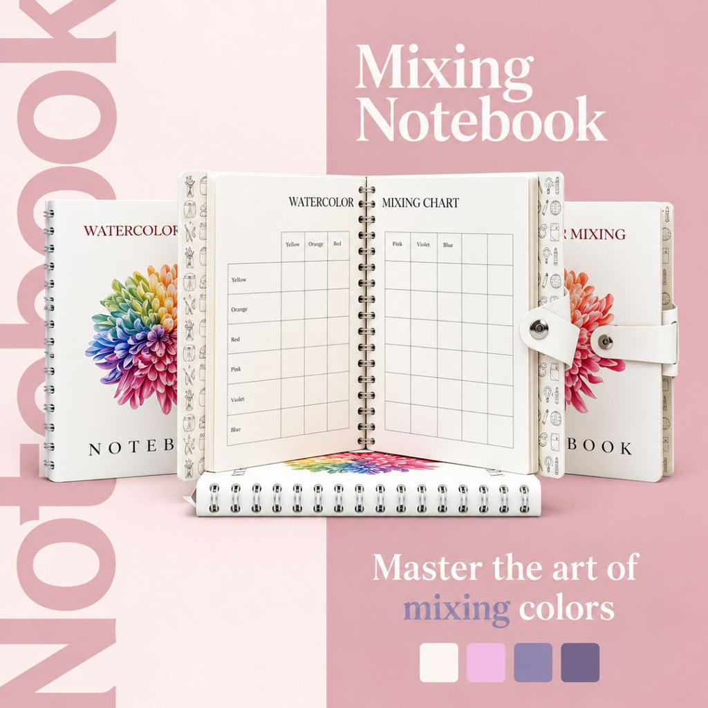 Watercolor Mixing Notebook