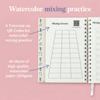 Watercolor Mixing Notebook