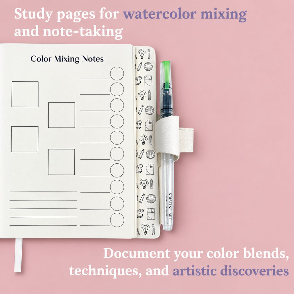 Watercolor Mixing Notebook