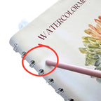 Watercolor Mixing Notebook with minor flaws