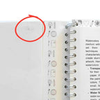 Watercolor Mixing Notebook with minor flaws
