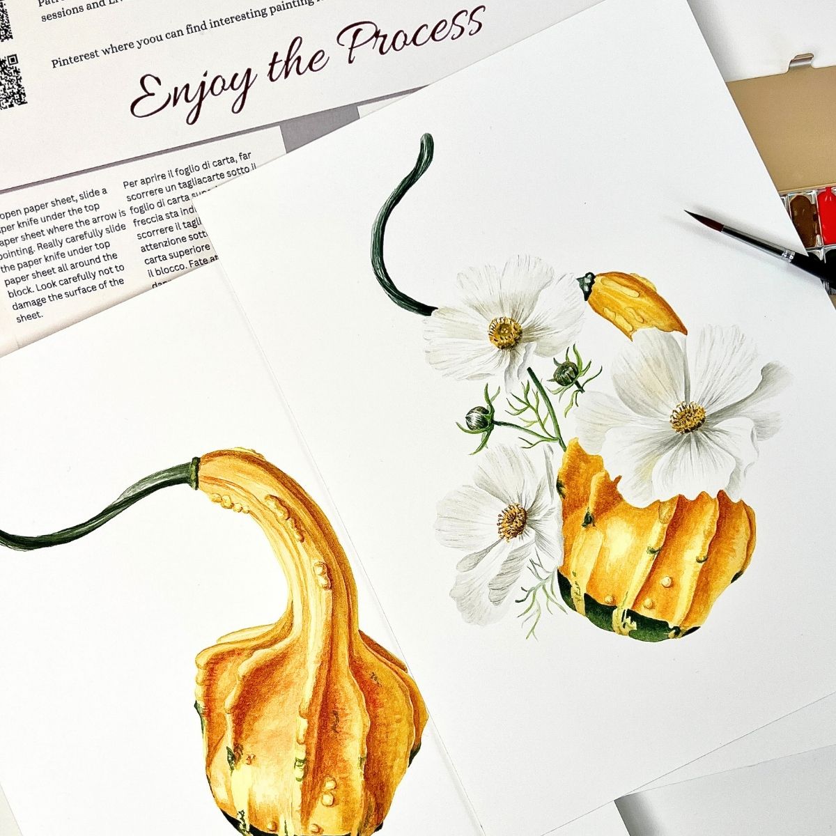 Watercolor HP Paper Block 140 lb / 300 gsm