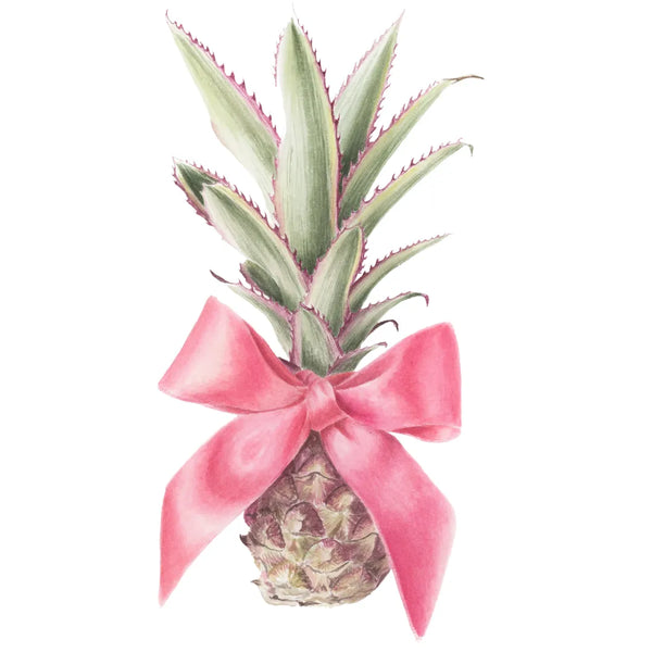 Pineapple With Pink Bow