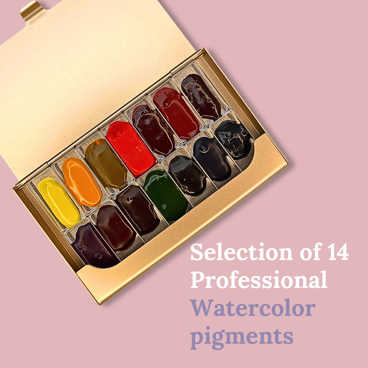 Watercolor Set Gold