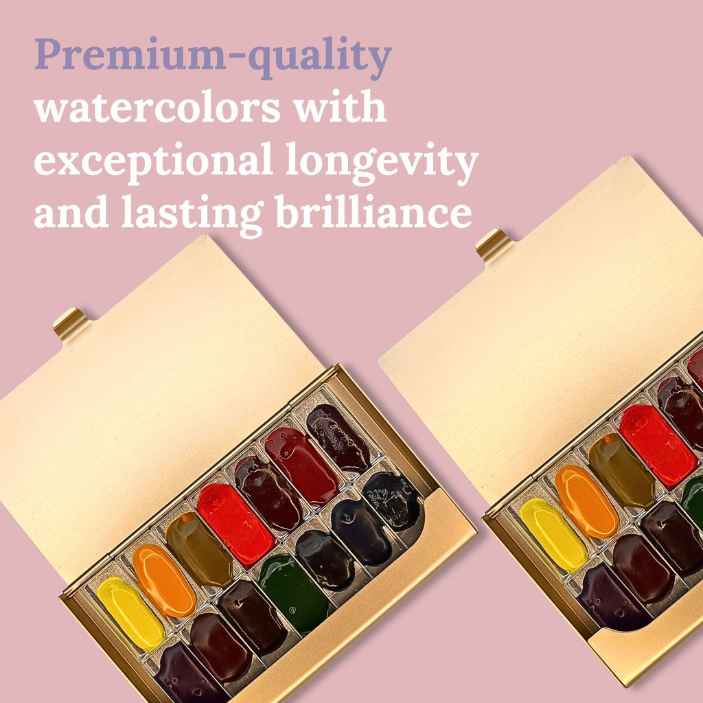 Watercolor Set Gold