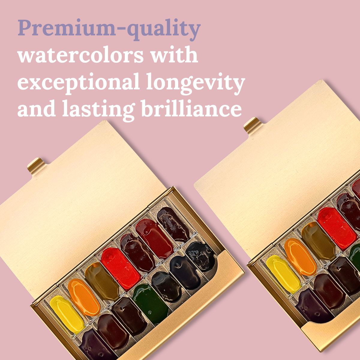 Watercolor Set Gold